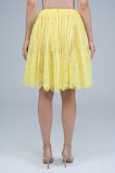 Zagreb Skirt in Ray Flower Yellow